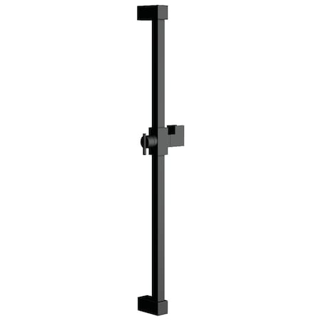 Kingston Brass Shower Slide Bar, Matte Black, Wall Mount KX8240